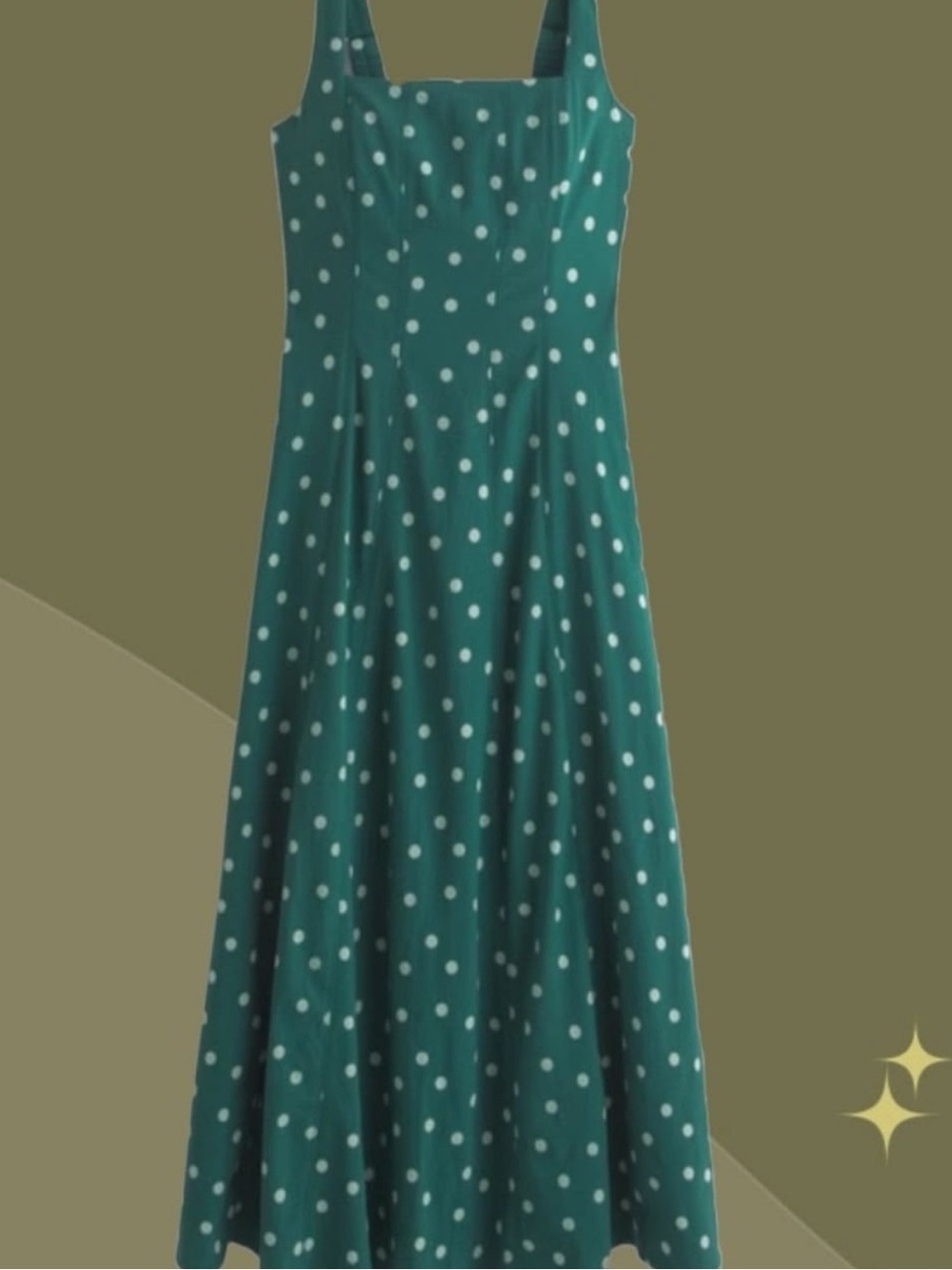 Abercrombie & Fitch Teal Polka Dot Sundress